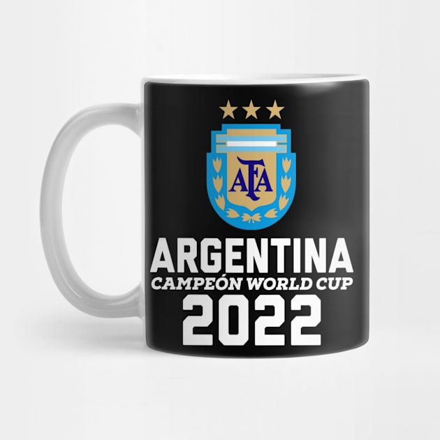 Argentina Campeón World Cup T-Shirt by YDesigns